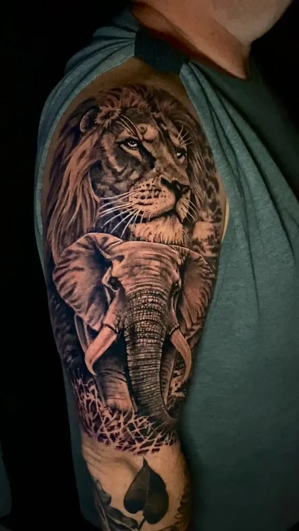 Video by Elvis Lee Martin on October 22, 2026. May be an image of one or more people, tattoo, elephant and text.