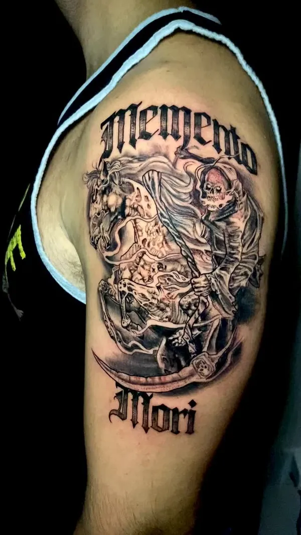 Video by Elvis Lee Martin on October 23, 2026. May be an image of one or more people, tattoo, skull and text.